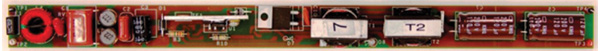 Populated circuit board Populated circuit board